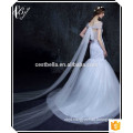 Customized in China Mermaid Puffy Skirt Sweetheart Lace-up Pleats Wedding Dress